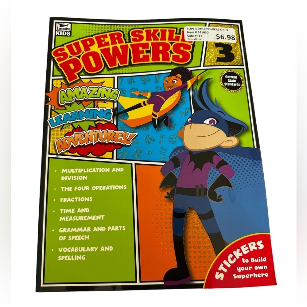 Super Skill Powers - 3rd grade NWT
